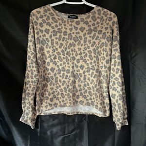 Cheetah print, soft, long sleeve
